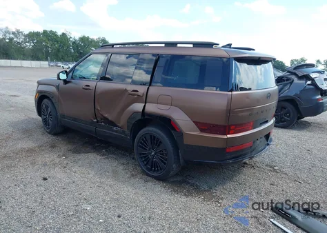 2025 Hyundai Santa Fe Hybrid Calligraphy from USA, damaged, VIN 5NMP5DG18SH030789